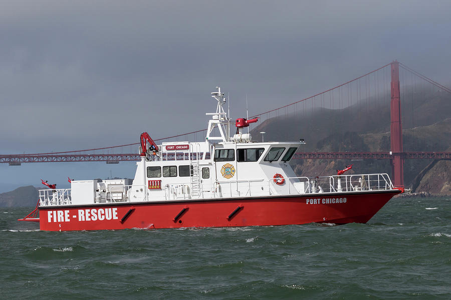 Port Costa Fireboat On San Francisco Bay Photograph By Rick Pisio ...