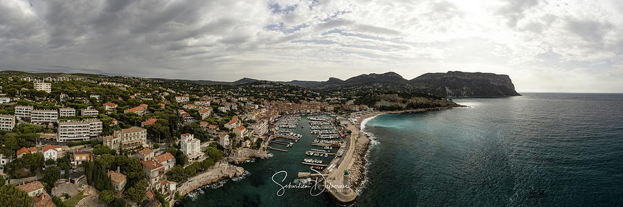 Port de Cassis et Cap Canaille Photograph by Sebastien DELACROSE