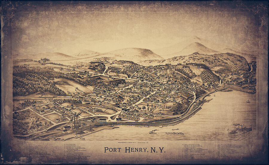 Map Of Port Henry Ny at Oscar Corey blog