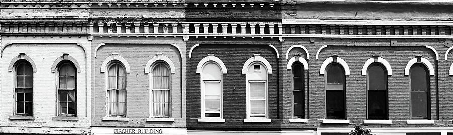 Port Huron Windows 2 BW 040420 Photograph by Mary Bedy