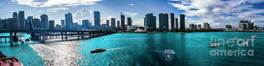 Port Miami Digital Art by Anthony Ellis