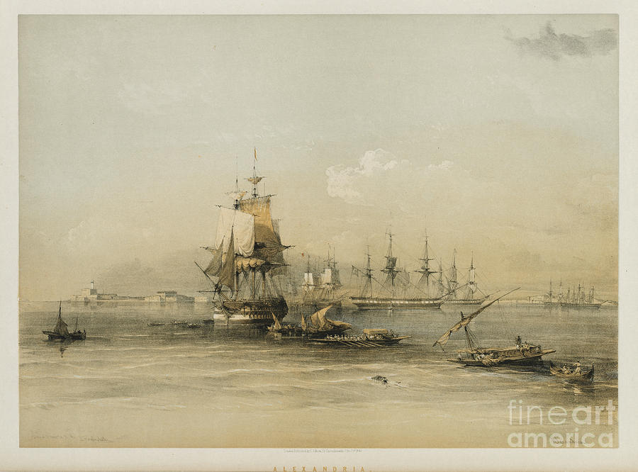 Port Of Alexandria 1848 R1 Drawing