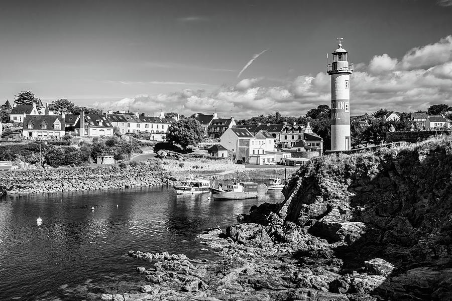 Port of Doelan, Brittany, France B-W Photograph by Jordi Carrio Jamila