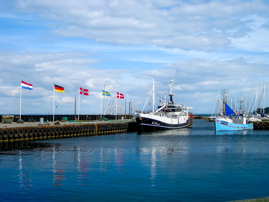 Port of Gilleleje, Denmark Photograph by Jon Luken - Fine Art America