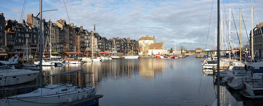 Port of Honfleur panorama Photograph by Avenue Des Images Port of Honfleur panorama Photograph by Avenue Des Images