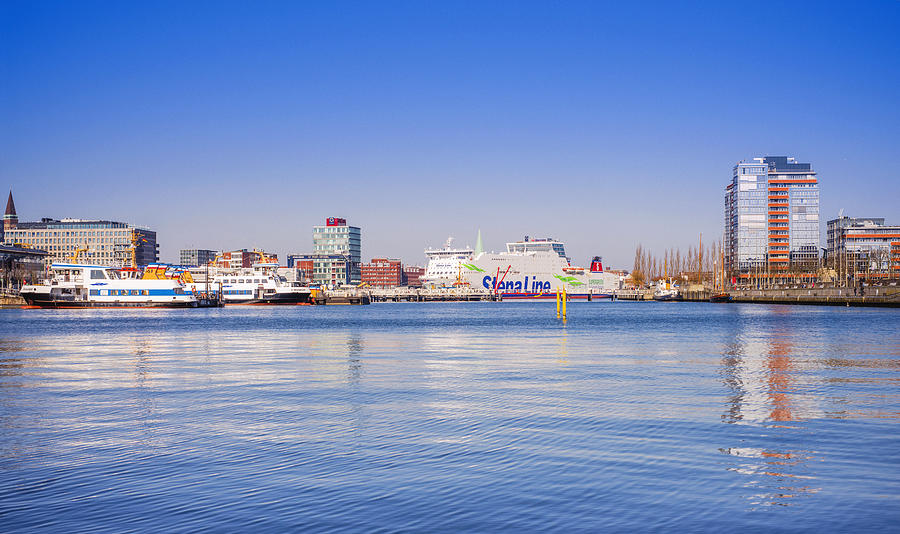 Port of Kiel, Schleswig-Holstein (Germany) Photograph by Juergen Sack