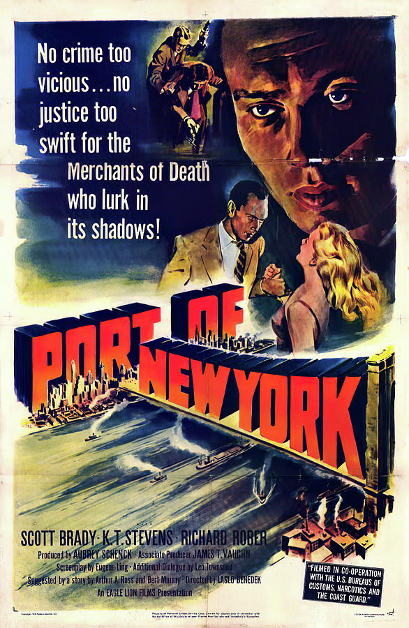 Port of New York, 1949-b Mixed Media by Movie World Posters