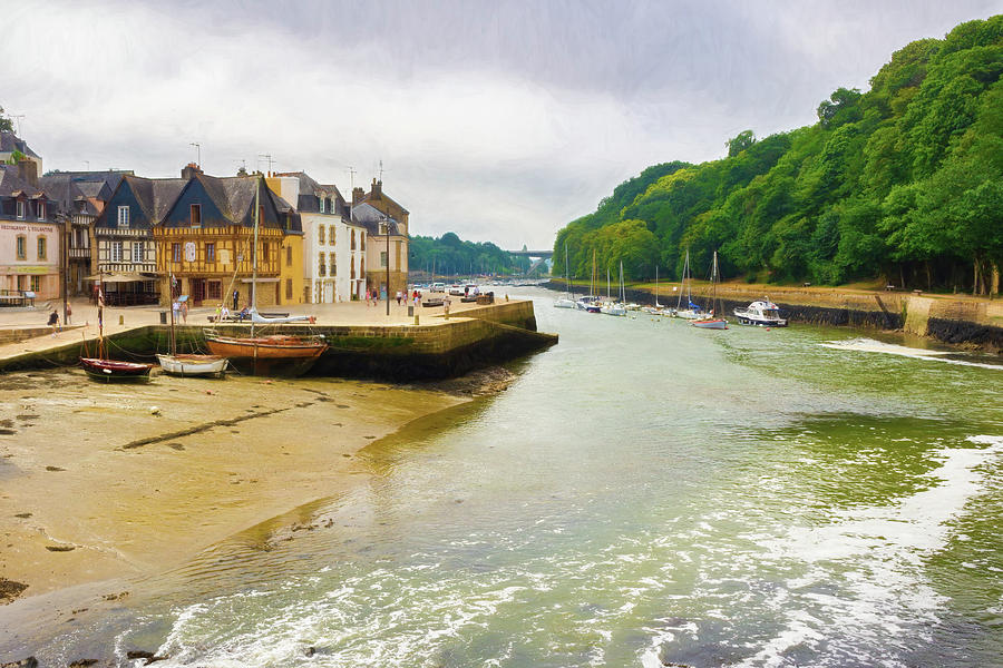Port Of Saint-goustan In Brittany Photograph