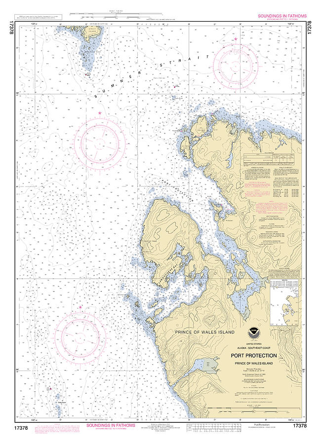 Port Protection Prince Of Wales Island Alaska, Noaa Chart 17378 Digital ...