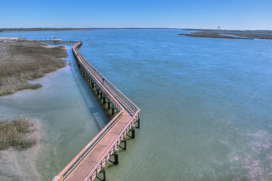 Port Royal Boardwalk from the Observation Tower Photograph by Steve ...