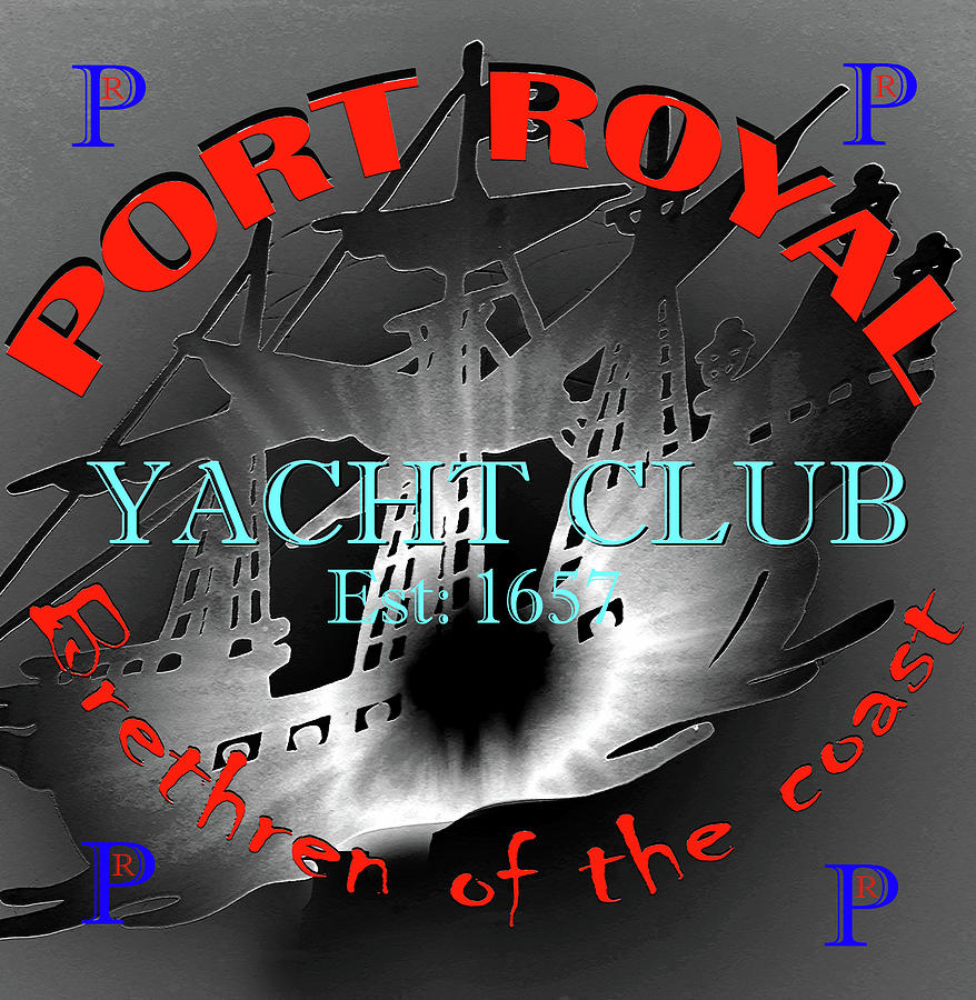 Port Royal yacht club Mixed Media by David Lee Thompson
