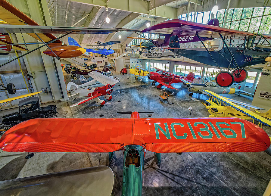 Vintage Photograph - Port Townsend Aero Museum by Thomas Hall