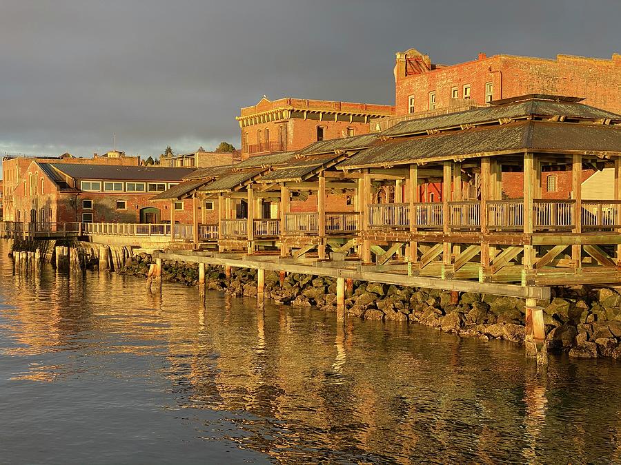 Port Townsend Waterfront  Photograph by Jerry Abbott