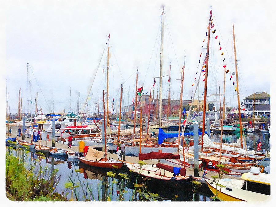 Port Townsend Wooden Boat Festival Digital Art by Life Makes Art