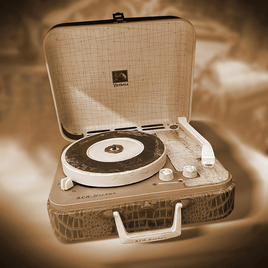 Portable Record Player Photograph by Mike McGlothlen