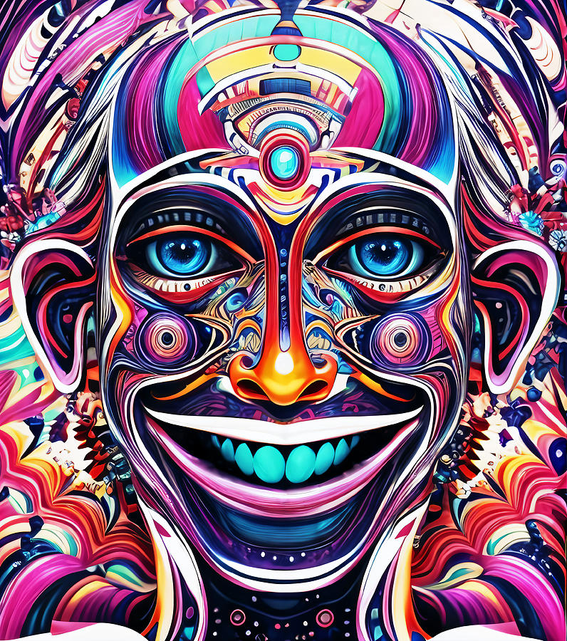 Portal Greeter - Trippy Psychedelic Art Digital Art by TheThirdEye ...