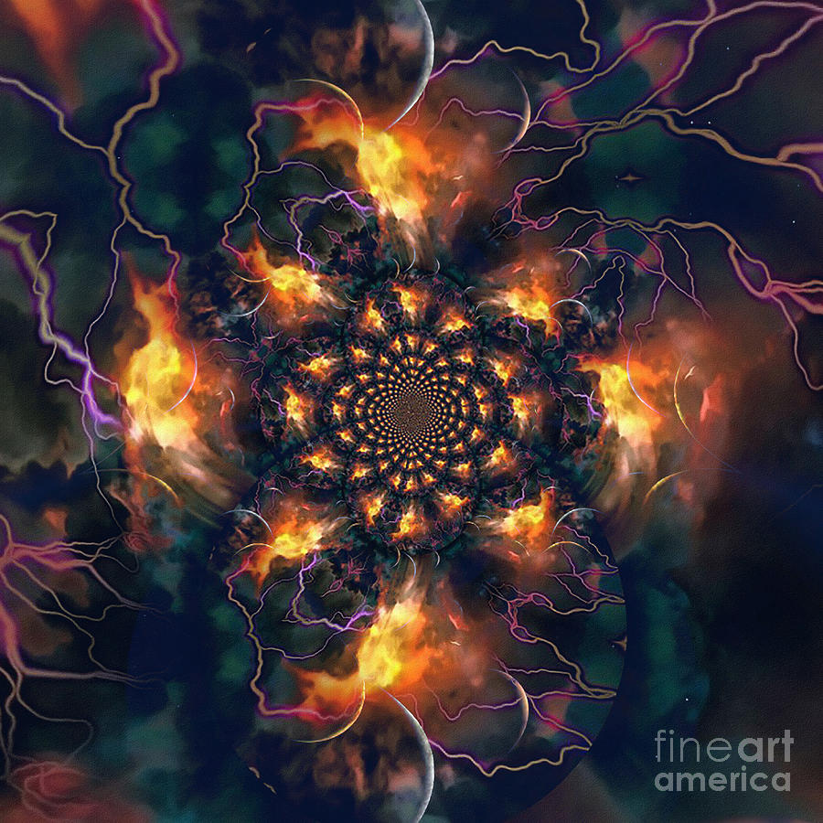 Portal of Fire Digital Art by Bruce Rolff