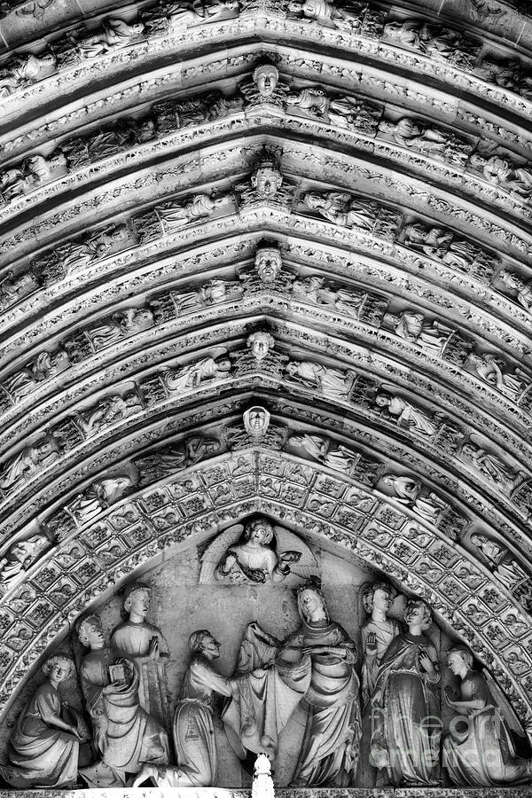 Portal of Forgiveness Toledo Cathedral Spain Photograph by James Brunker
