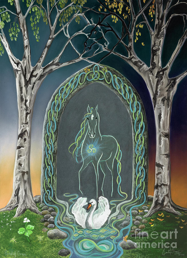 Portal of Grace Pastel by Kim McElroy