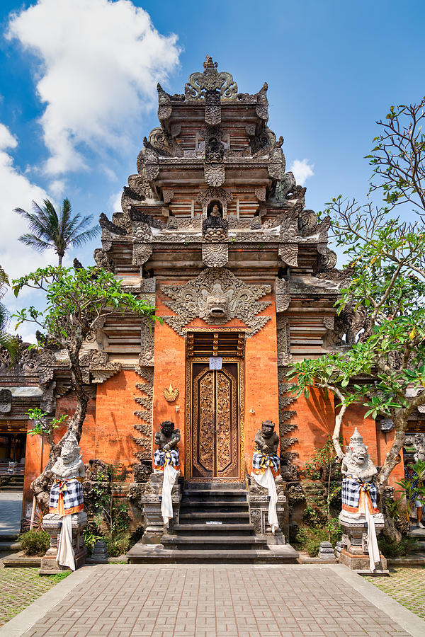 Portal of Saraswati Temple, Ubud, Bali Photograph by Mauro Tandoi