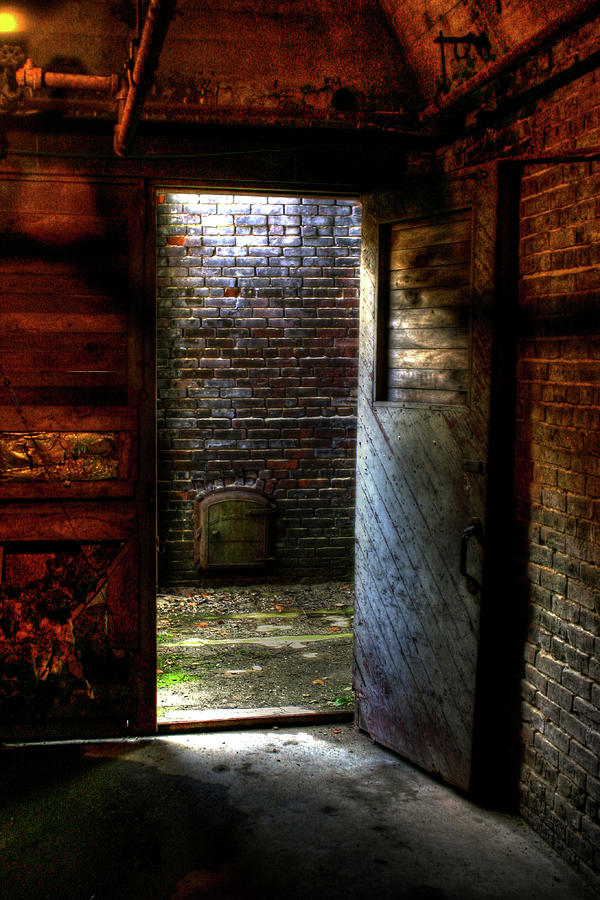 Portal to the Past - Mill Doors Photograph by Wayne King