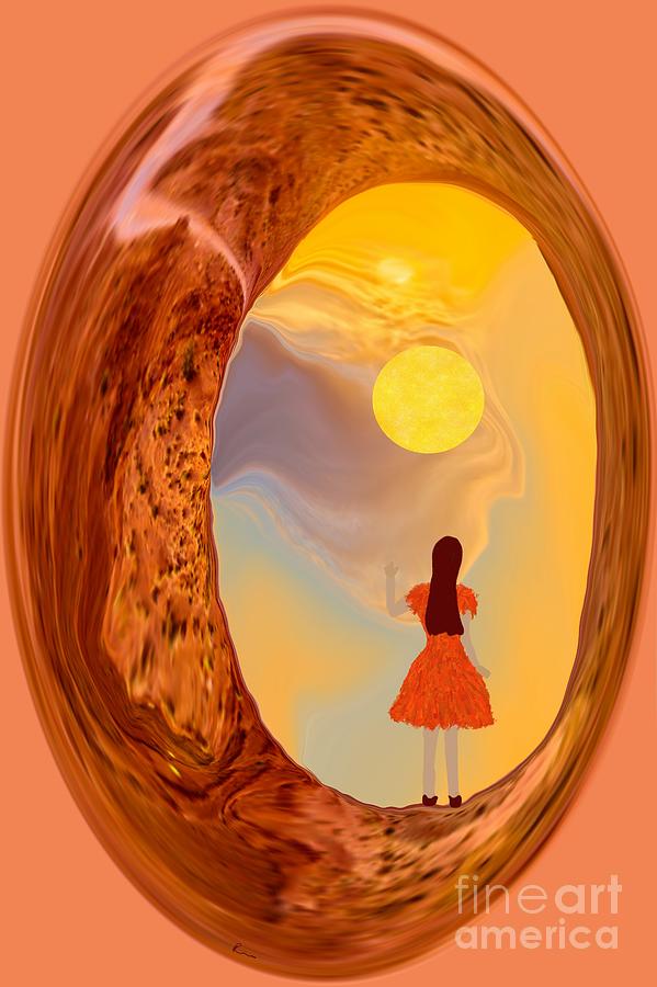 Portal view  Digital Art by Elaine Hayward