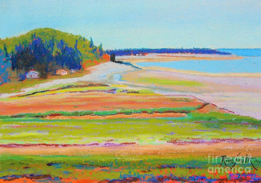Portapeque Beach  Pastel by Rae  Smith PAC