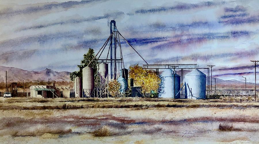 Porters Feed Lot Painting by John Glass