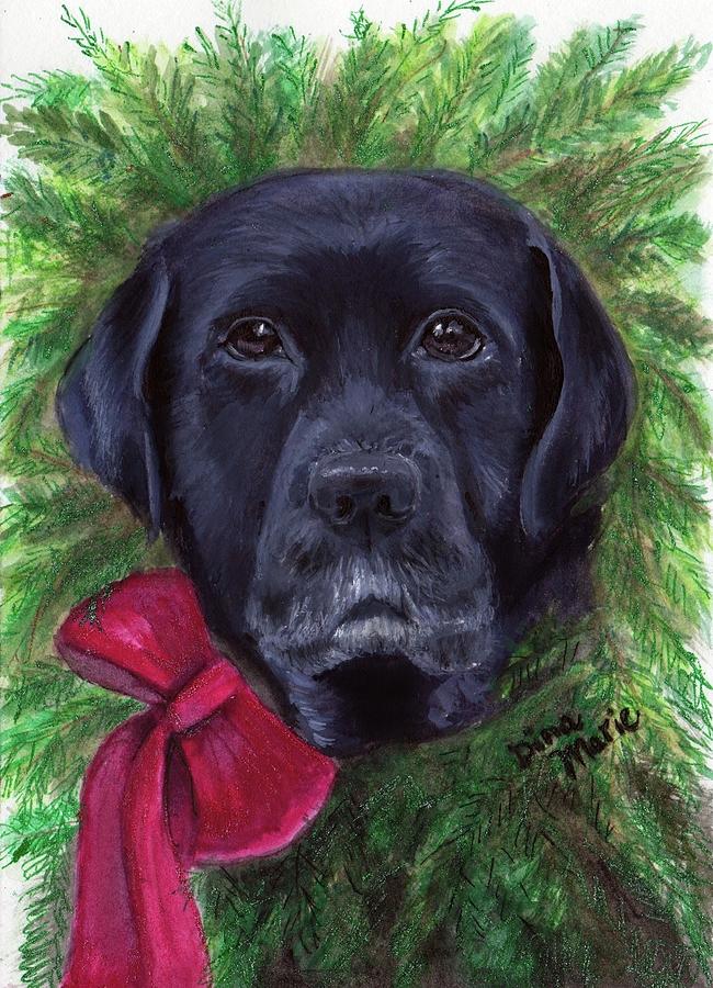 Porters wreath Painting by Dina Marie Abramo - Fine Art America