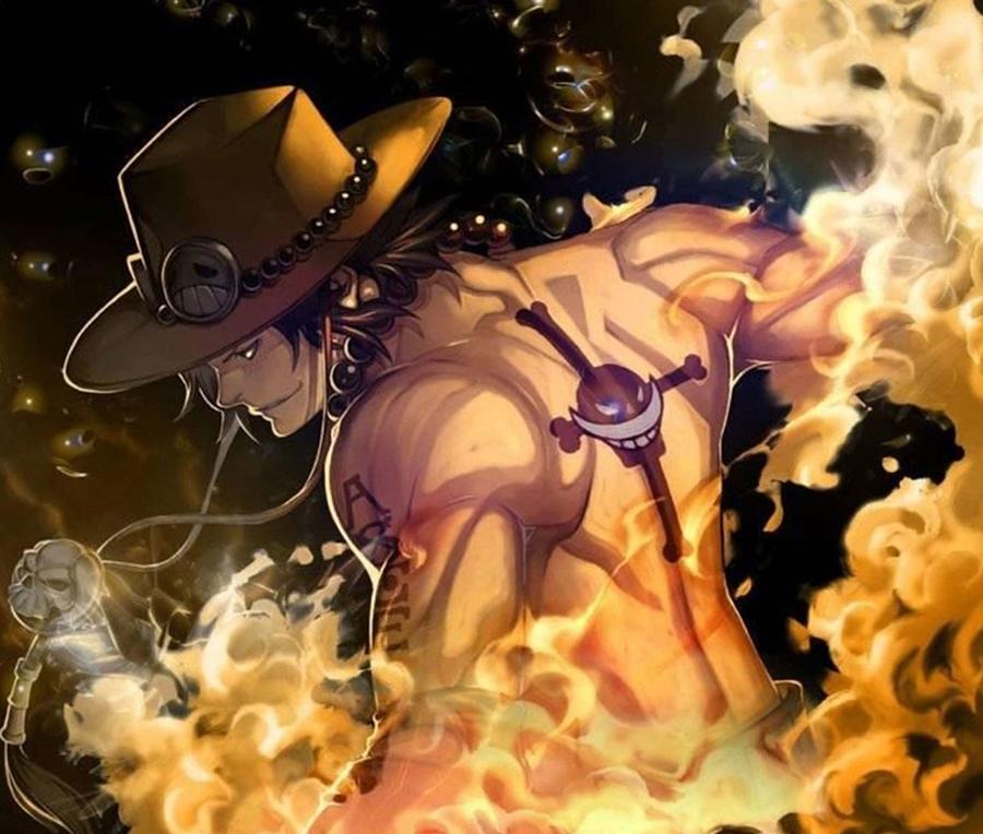 portgas d ace power - One Piece Poster Digital Art by Justin Davis