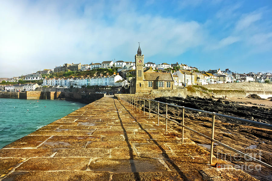 Porthleven From The Breakwater Photograph by Terri Waters