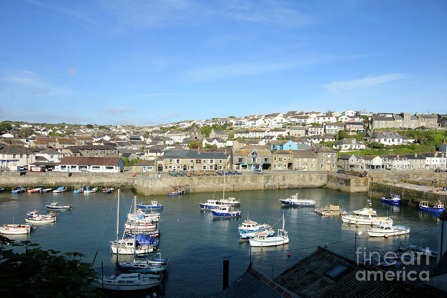 Porthleven in the Sunshine Photograph by Terri Waters