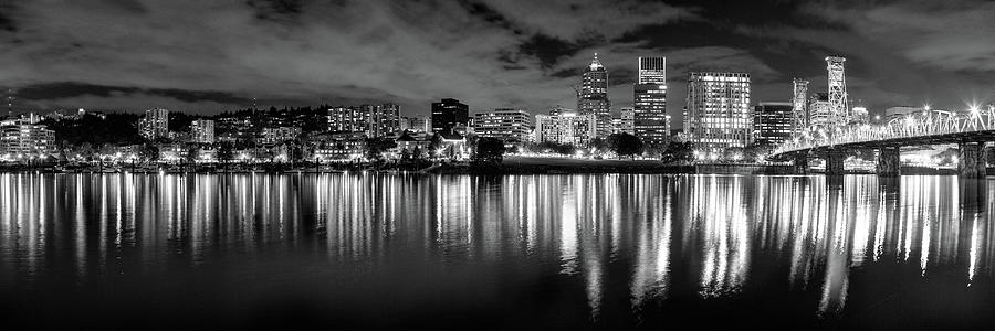 Portland at Night Photograph by Chuck Rasco Photography