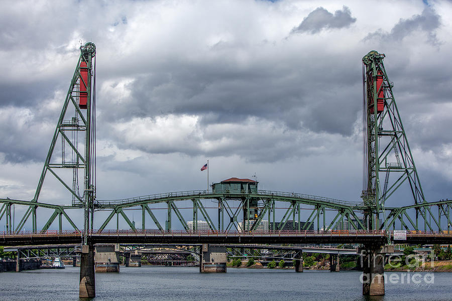 Portland Bridge Photograph by David Millenheft