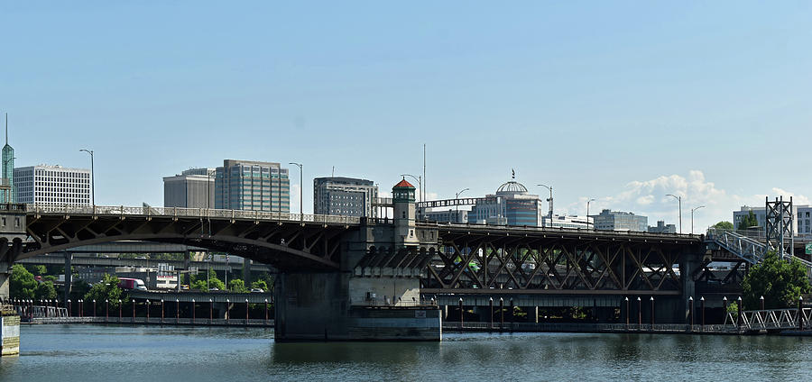 Portland Cityscape Two Photograph by Roberta Byram