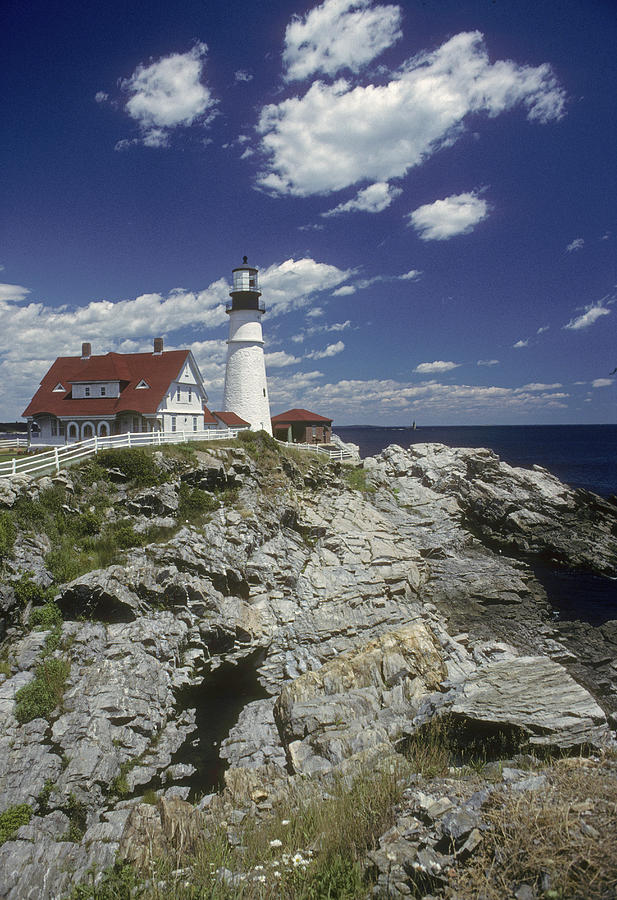 Portland Head Light V by Nautical Chartworks