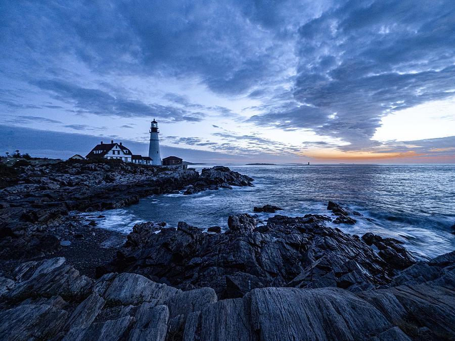 Portland Head Lighthouse at Dawn Photograph by Kristal Kraft