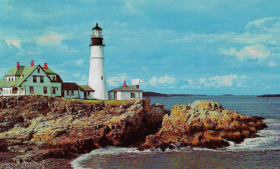 Portland Head Lighthouse Photograph by Corinne Carroll Portland Head Lighthouse Photograph by Corinne Carroll