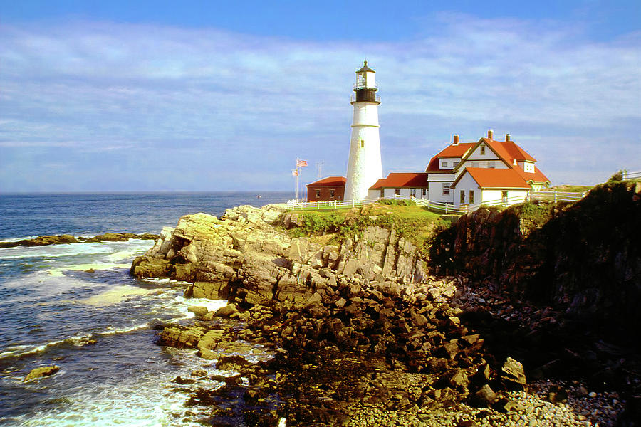 Portland Head Lighthouse Photograph by Jerry Griffin