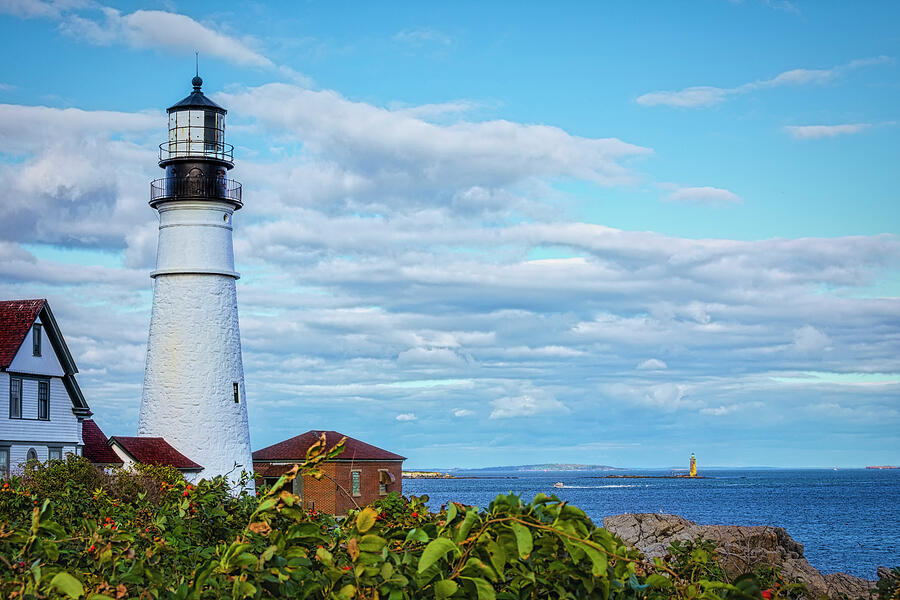 Portland Head Lighthouse Maine Photograph by Debra Martz