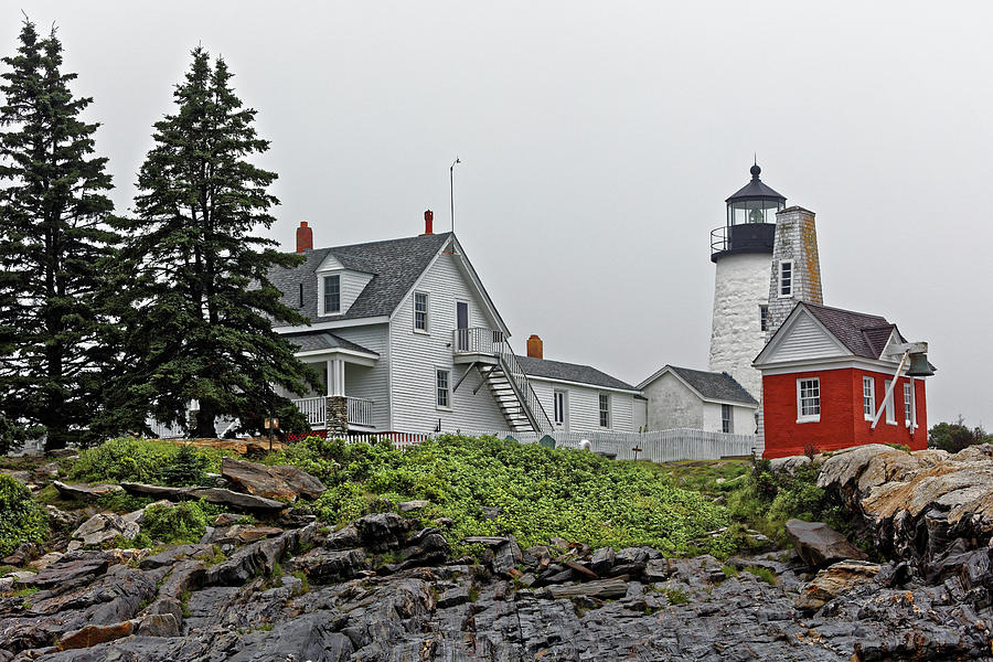 Pemaquid Point Lighthouse, ME Close-up Photograph by Doolittle Photography and Art