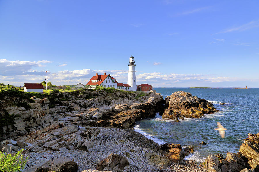 Portland Head Lighthouse Photograph by Samuel Abrahamson | Pixels