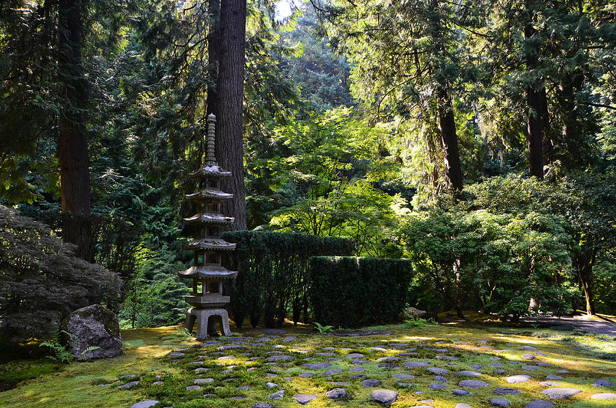Portland Japanese Garden, Oregon Photograph by Alex Vishnevsky