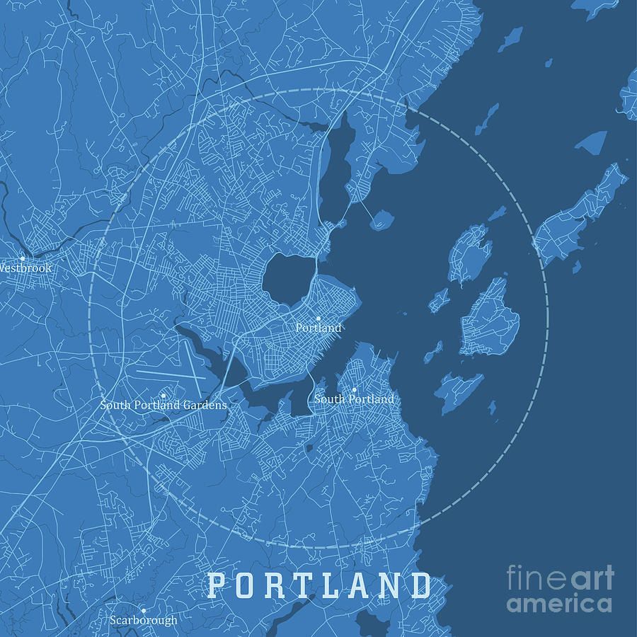 Portland, Me Map