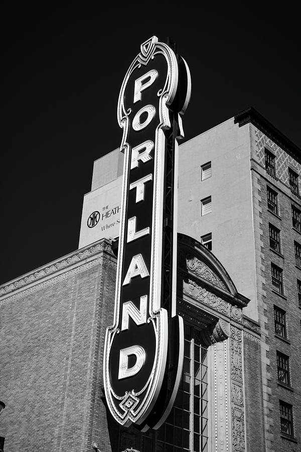 Portland Noir Photograph by Mark David Gerson