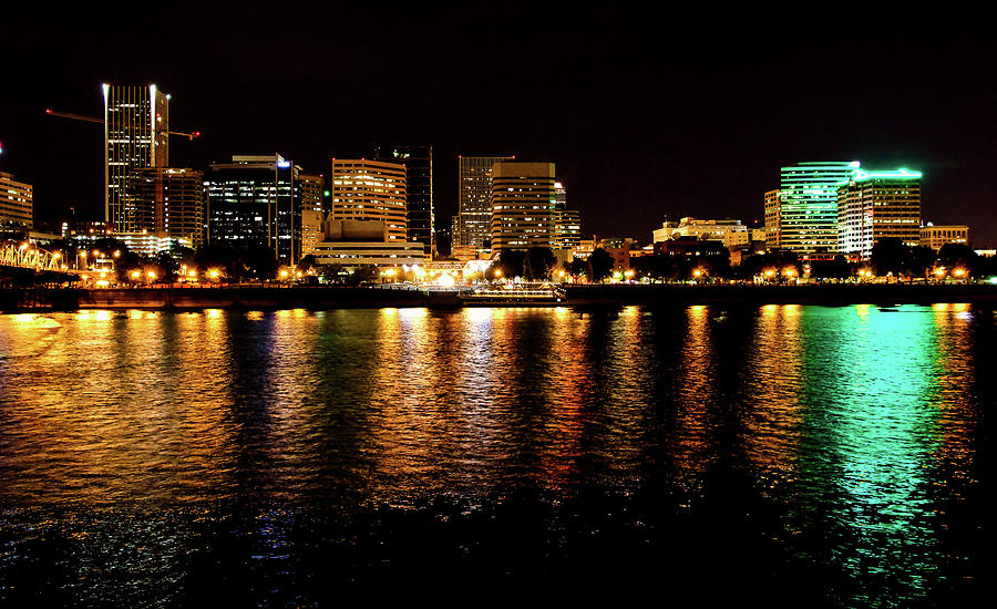 Portland Oregon Night Life Photograph by Athena Mckinzie | Fine Art America