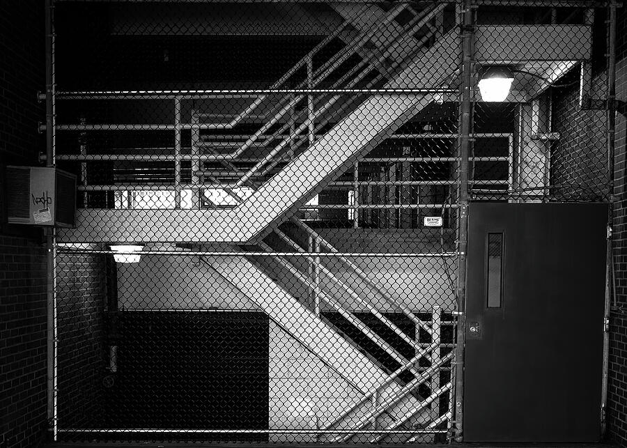 Portland Wire N Stairs 24 Photograph by Bob Orsillo