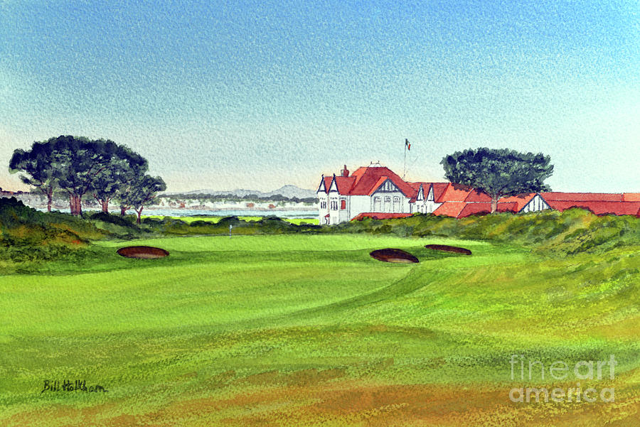 Portmarnock Golf Course County Dublin Ireland Painting by Bill Holkham