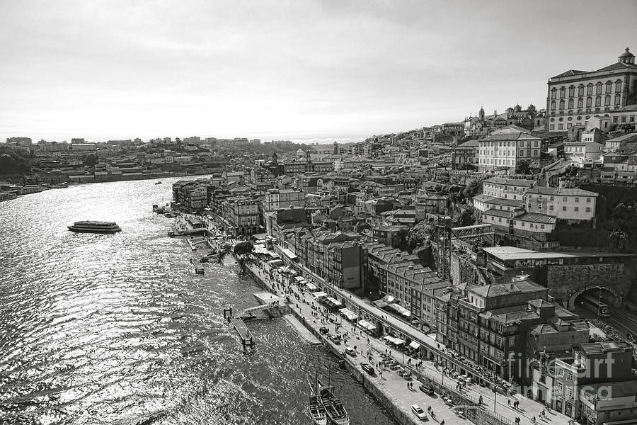 Porto and the Rio Douro river Photograph by Olivier Le Queinec