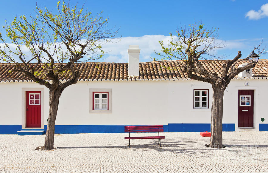 Porto covo traditional houses, Algarve, Portugal Photograph by Neale And Judith Clark